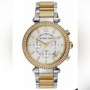 Michael Kors Two-Tone Gold and Silver Women's Watch
